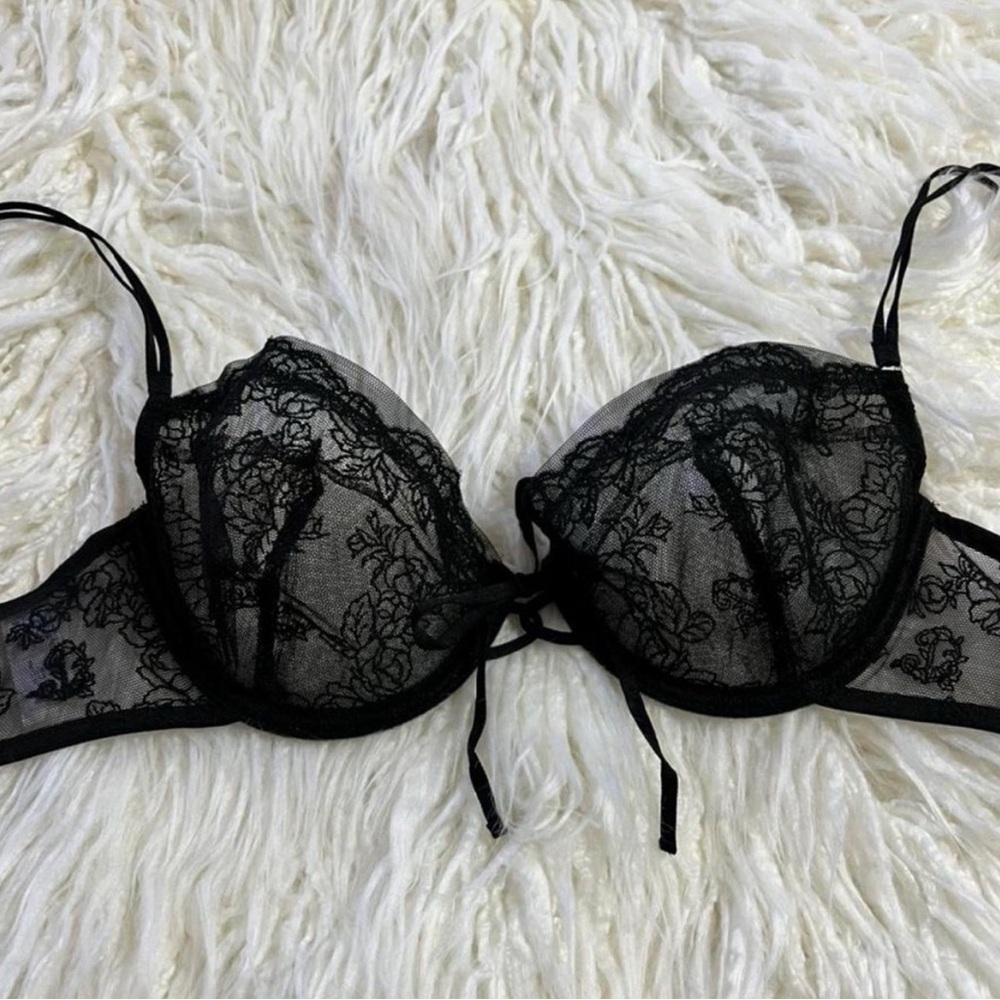 Wacoal Sheer Black Lace Bra